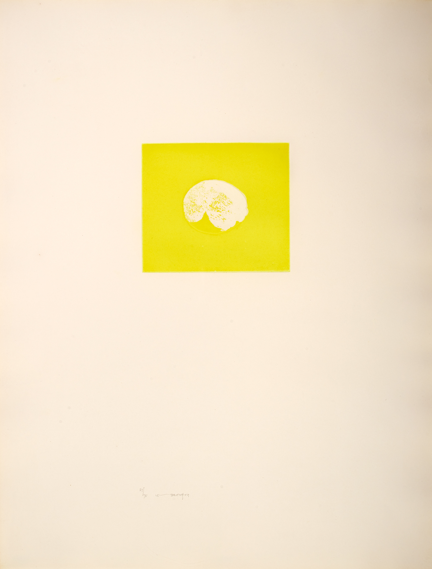 Louis le Brocquy HRHA (1916-2012) NO LEMON, 1974 Intaglio print on paper; (no. 57 from an edition of