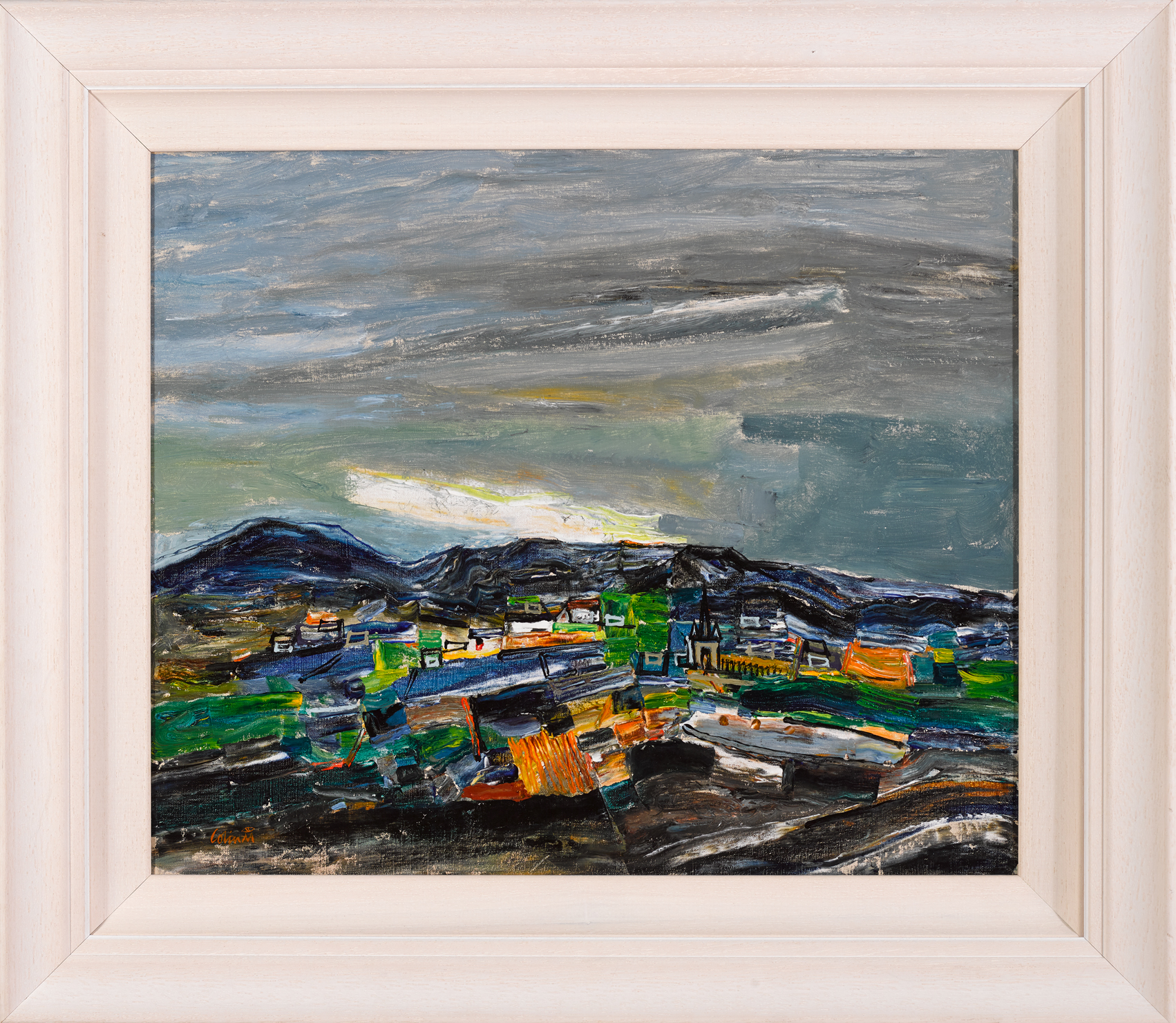 Colin Middleton MBE RHA RUA (1910-1983) SLIEVENISKY [COUNTY DOWN] 1955 oil on canvas signed in - Image 2 of 5