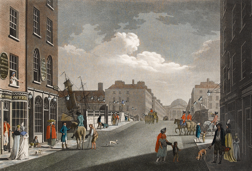 James Malton (1761-1803) A PICTURESQUE AND DESCRIPTIVE VIEW OF THE CITY OF DUBLIN (COLLECTION OF - Image 17 of 51