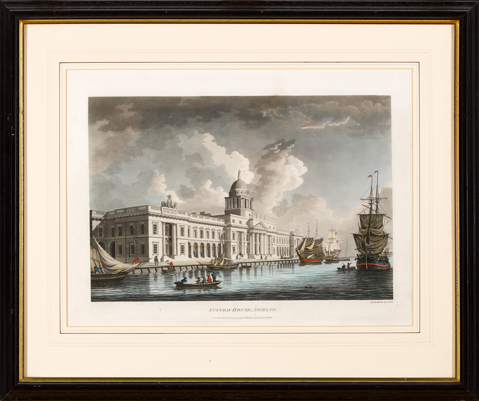 James Malton (1761-1803) A PICTURESQUE AND DESCRIPTIVE VIEW OF THE CITY OF DUBLIN (COLLECTION OF - Image 26 of 51