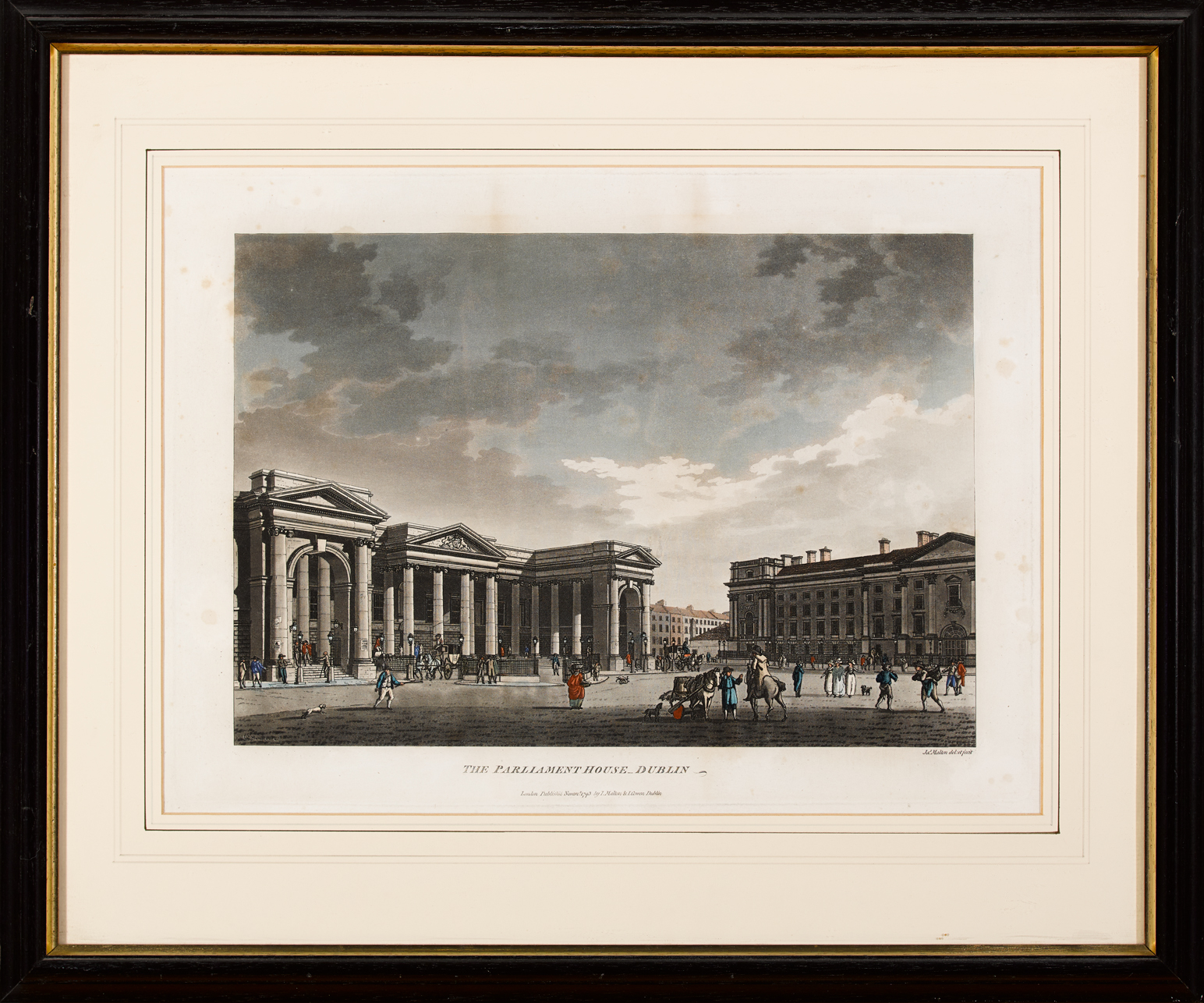 James Malton (1761-1803) A PICTURESQUE AND DESCRIPTIVE VIEW OF THE CITY OF DUBLIN (COLLECTION OF - Image 12 of 51