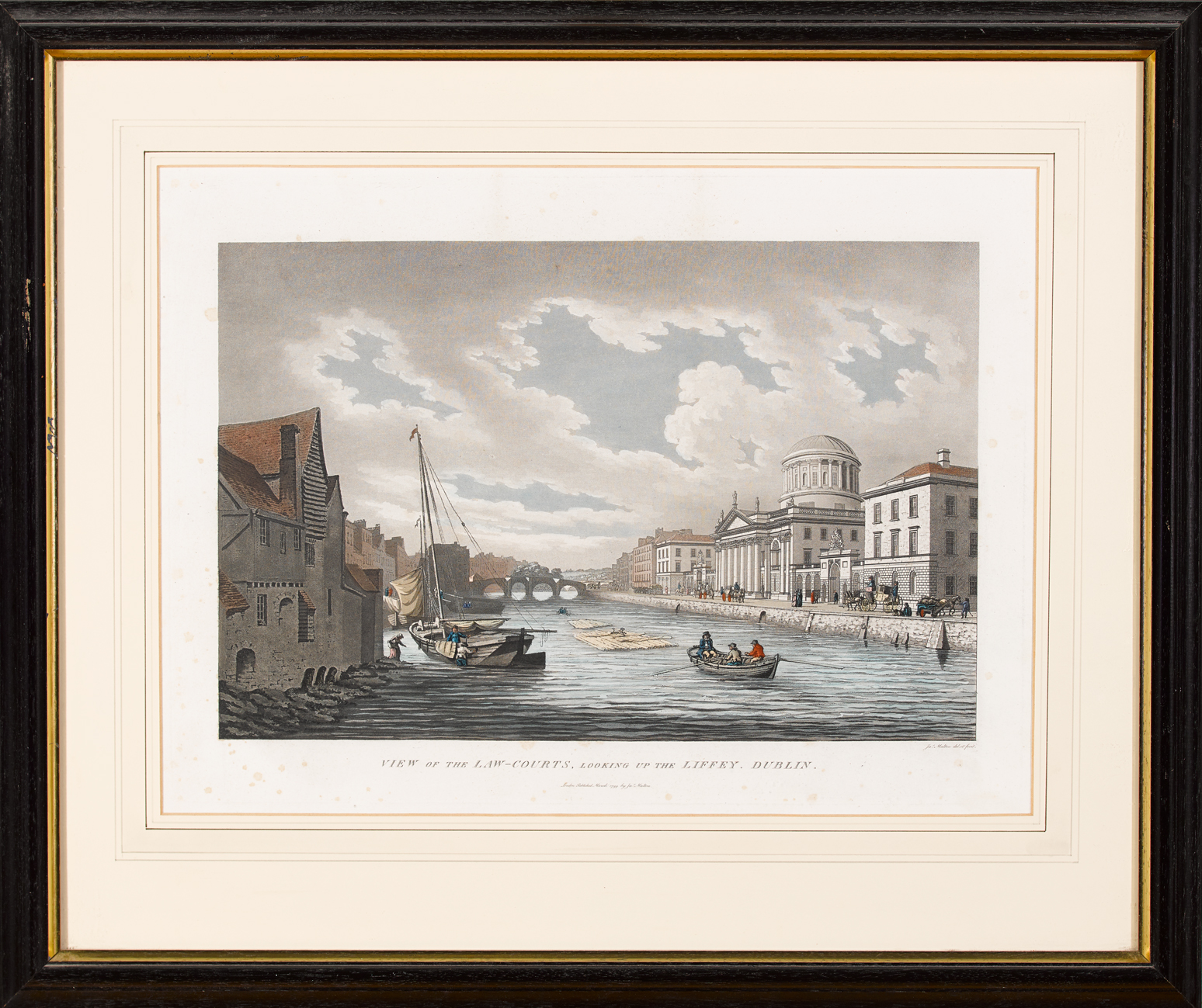 James Malton (1761-1803) A PICTURESQUE AND DESCRIPTIVE VIEW OF THE CITY OF DUBLIN (COLLECTION OF - Image 6 of 51