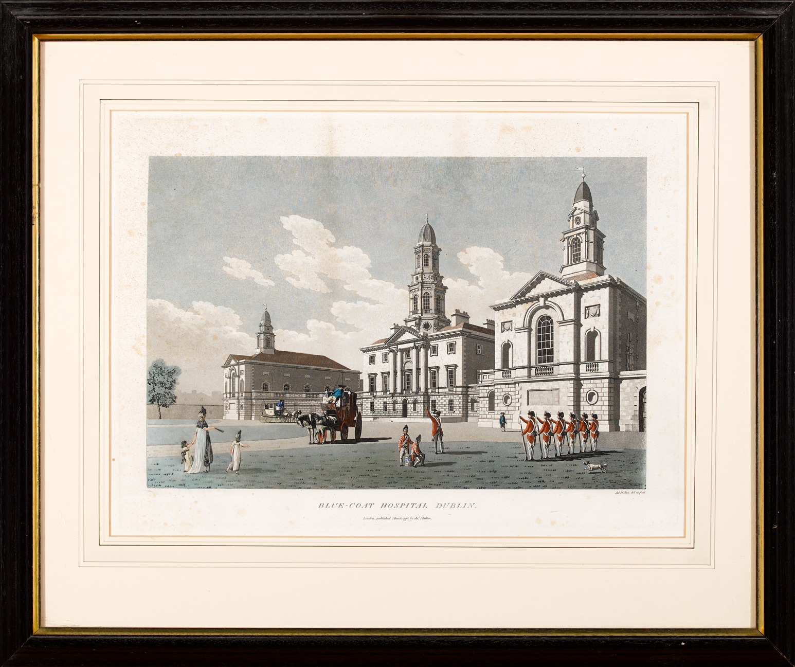 James Malton (1761-1803) A PICTURESQUE AND DESCRIPTIVE VIEW OF THE CITY OF DUBLIN (COLLECTION OF - Image 44 of 51