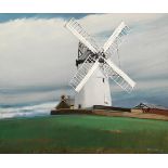 Cecil Maguire RHA RUA (1930-2020) WINDMILL, BALLYCOPELAND, COUNTY DOWN, 1987 oil on board signed and