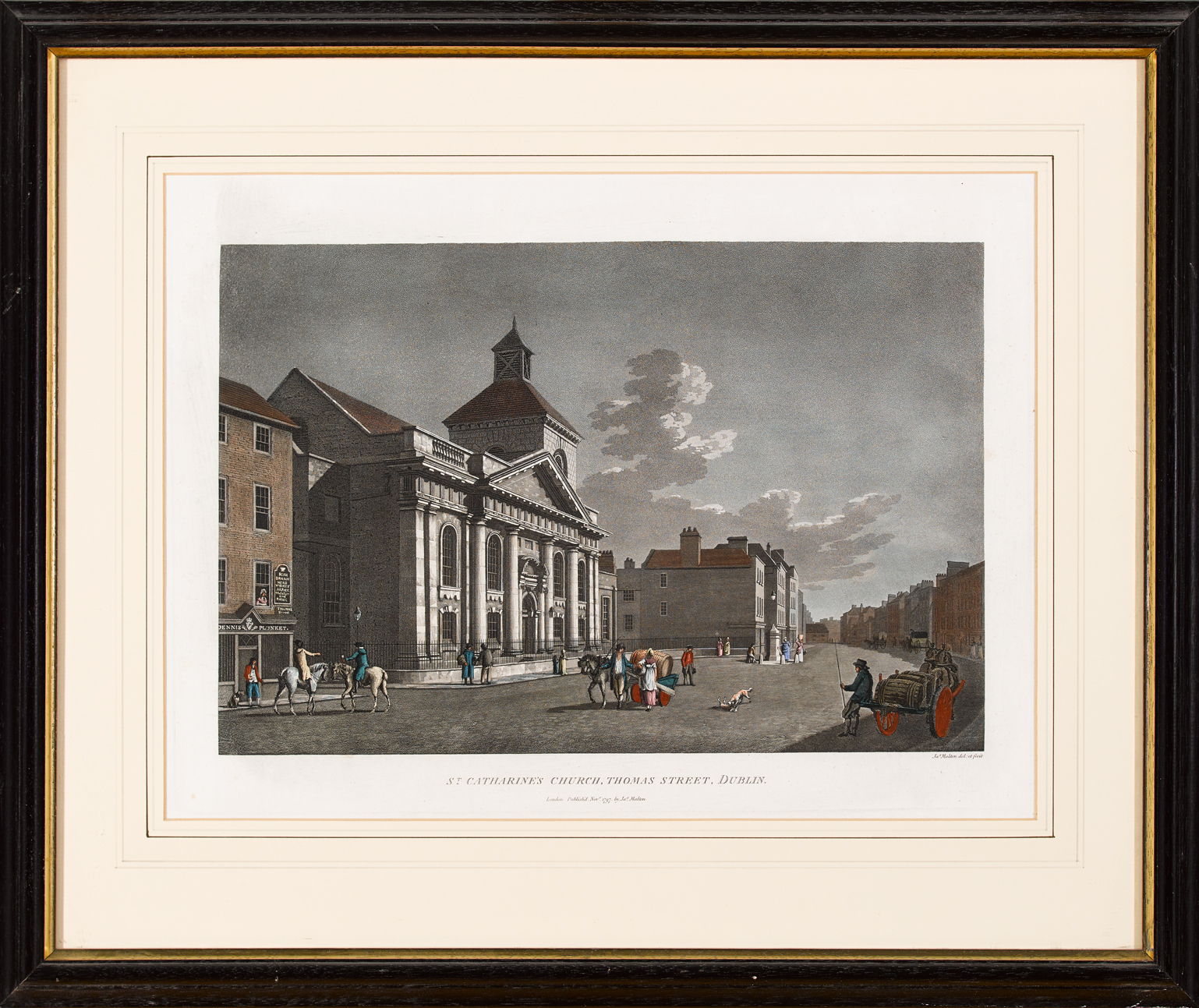 James Malton (1761-1803) A PICTURESQUE AND DESCRIPTIVE VIEW OF THE CITY OF DUBLIN (COLLECTION OF - Image 40 of 51