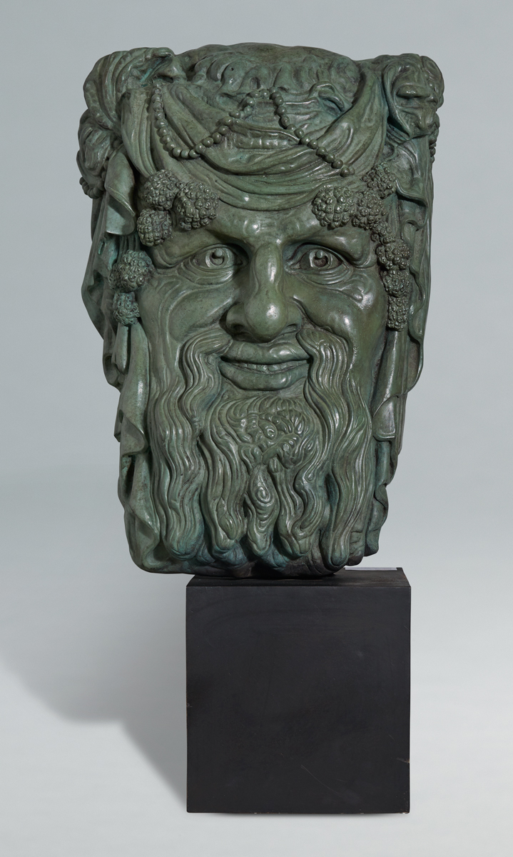 Rory Breslin (b.1963) MASK OF THE BANN bronze; (no. 2 from an edition of 3) 35 by 16in. (88.9 by