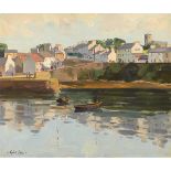 Robert Taylor Carson HRUA (1919-2008) ROUNDSTONE, COUNTY GALWAY oil on canvas signed lower left 20