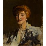 Sir John Lavery RA RSA RHA (1856-1941) THE HON. MRS BURRELL, 1903 oil on canvas signed, dated and