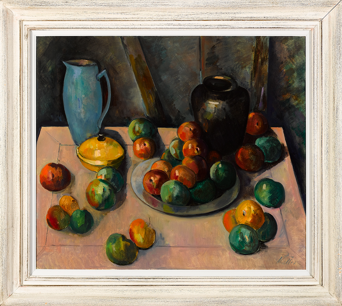 Peter Collis RHA (1929-2012) STILL LIFE WITH PEWTER PLATE oil on canvas signed lower right; with - Image 2 of 5