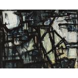 Colin Middleton MBE RHA RUA (1910-1983) UNTITLED ABSTRACT oil on masonite board signed in monogram