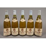 Puligny-Montrachet. Bernard Boisson-Vadot 1983. (5) 75cl, 5 bottles. Lower neck, distresed labels,