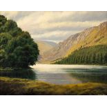 Alan Kenny (b.1959) GLENDALOUGH oil on canvas signed lower right; signed again and titled on reverse