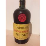 Corbett's 15 year old "Special Liquer" whiskey One bottle. Brown Corbett & Company were distillers