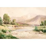 Rowland Hill ARUA (1915-1979) BLOODY FORELAND, COUNTY DONEGAL watercolour signed lower left;