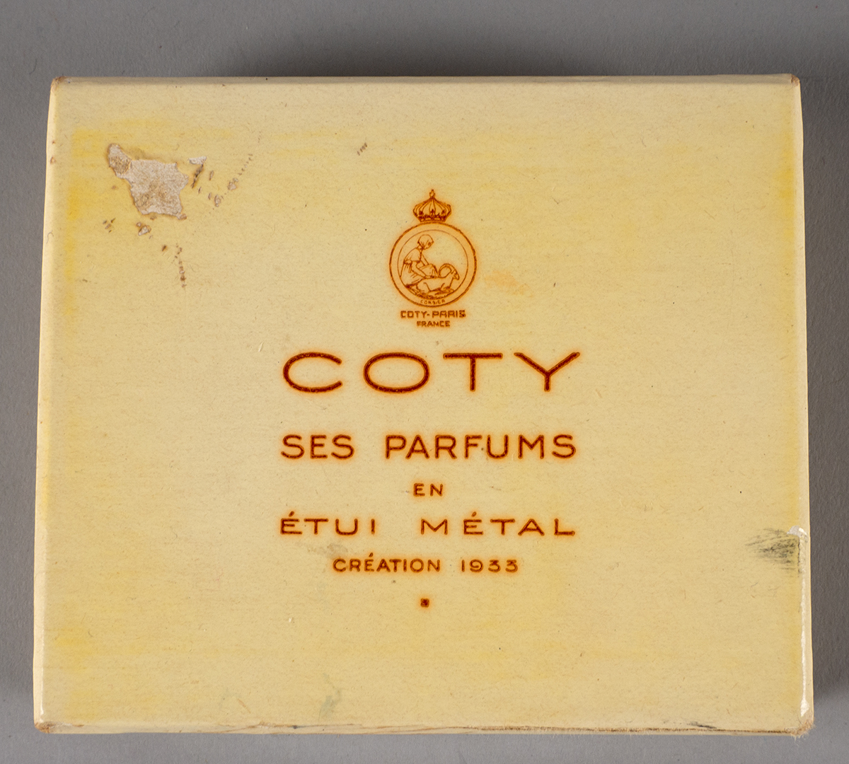 Vintage Coty perfume - Chypre de Coty in presentation box with metal case. "Coty ses Parfums en Étui - Image 3 of 3