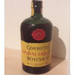 Corbett's 15 year old "Special Liqueur" whiskey One bottle Brown Corbett & Company were distillers