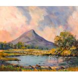 Margaret Hayden SUGARLOAF MOUNTAIN, COUNTY WICKLOW, 1997 oil on canvas board signed, titled and