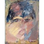 Basil Blackshaw HRHA RUA (1932-2016) THREE HEADS (I), 1985 oil on canvas signed, dated and with