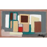 Markey Robinson (1918-1999) ABSTRACT gouache signed lower right 8.50 by 13.50in. (21.6 by 34.3cm)