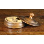 A 19th Century French Turned Treen Spice Box, Circa 1830.