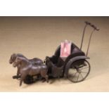 A Victorian Galloping Horse & Carriage Toy.