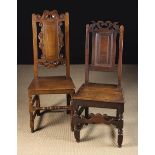 An 18th Century Joined Oak Side Chair.