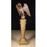 A Splendid 17th Century and Later Carved Oak Lectern in the form of an eagle.