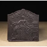 An 18th Century Cast Iron Fireback,