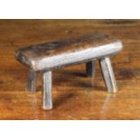 A Small Early 19th Century Rustic Stool.