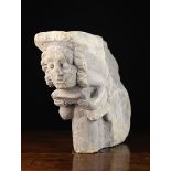 An Architectural Stone Corbel Attributed to Brugges, Circa 1500.