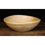 A Turned Sycamore Dairy Bowl, 11 cm high, 37 cm in diameter (4½" h. 14½" dia.