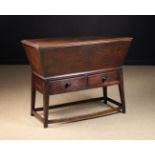 An Unusual Late 18th or Early 19th Century Elm Dough Bin attributed to Sussex with a hinged lid