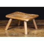 A Small 19th Century Ash & Elm Stool.