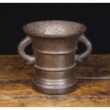 A Late 17th or Early 18th Century Cast Bronze Mortar.