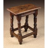 A 17th Century Oak Joint Stool.