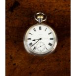 A Gentleman's Silver Pocket Watch. The dial marked Geo. Kirton Stockton and numbered 177099.