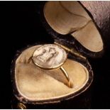 A George III Gold Memorial Ring.