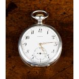 A Gentleman's Zenith Silver 0.800 Pocket Watch.