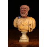 A 17th Century Italian Marble Bust of a Roman Emperor,