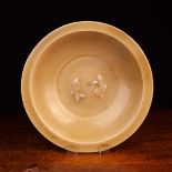 A Chinese Song Dynasty Celadon Marriage Bowl.