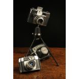 A Vintage Halina Paulette 35 mm Film Camera Circa 1965, made in Hong Kong by Haking,