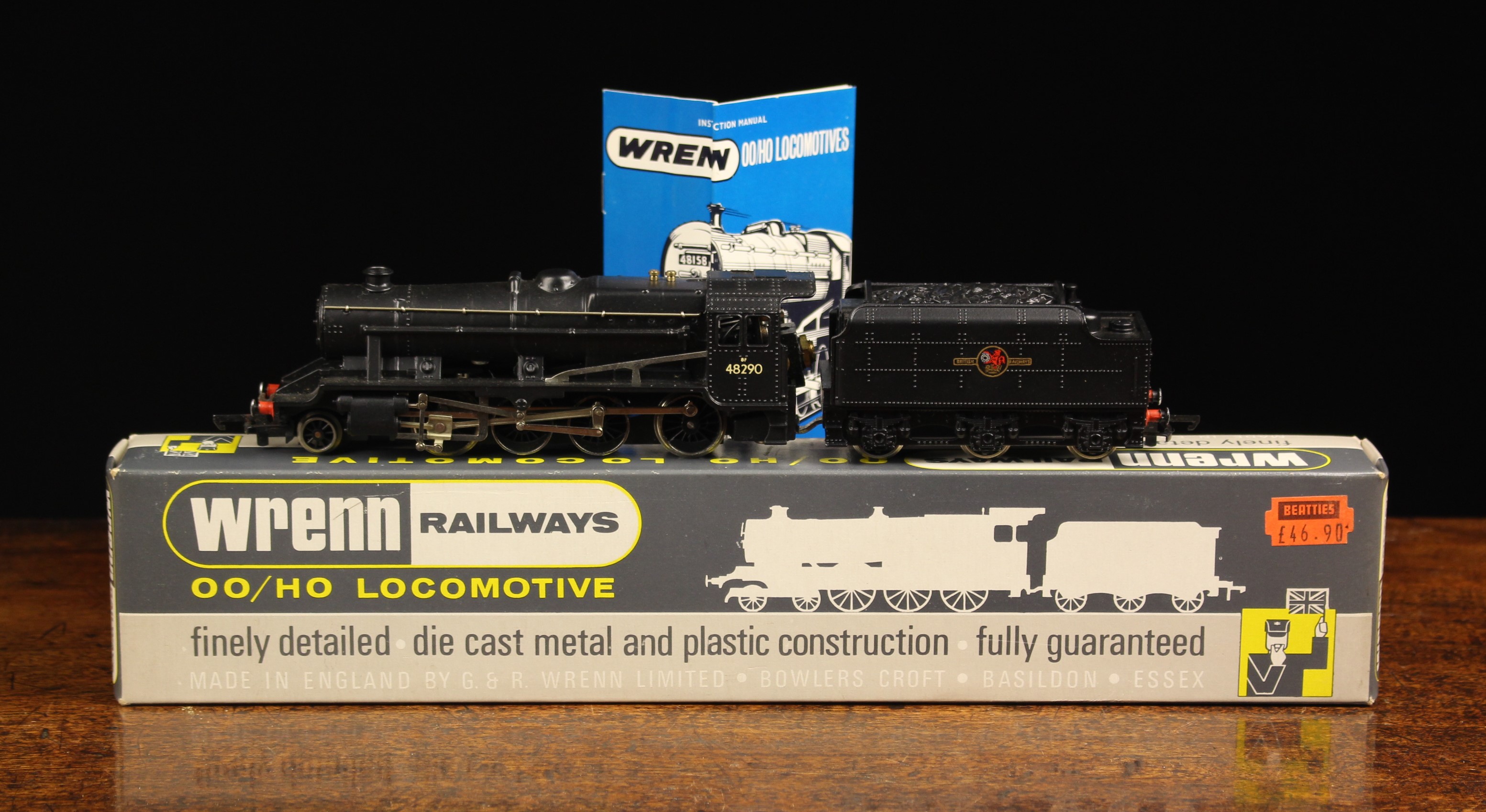 A Wrenn W2224A BR WARTIME BLACK 48290 Class 8F 2-8-0 Freight Locomotive, - Image 2 of 4