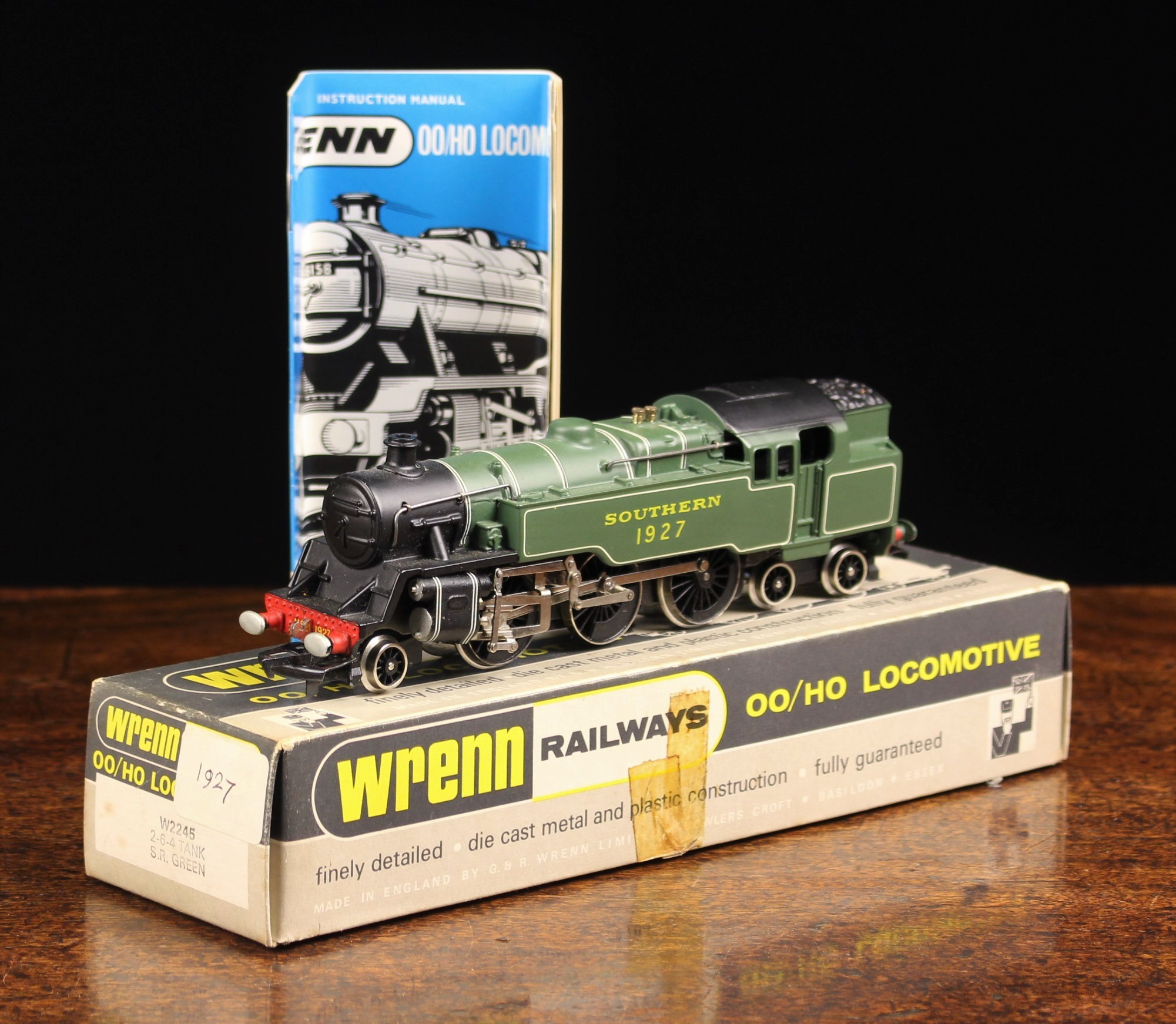 A Wrenn Southern Lined Green 1927 Standard Tank 2-6-4 00 Gauge Locomotive model W2245.