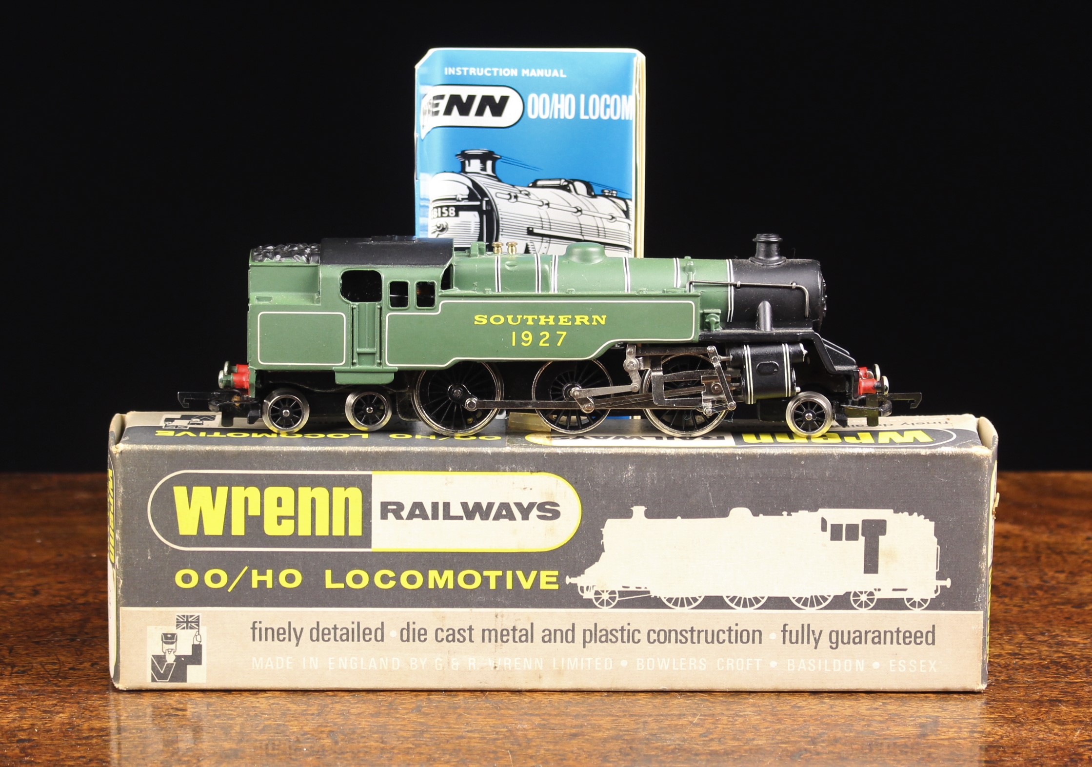 A Wrenn Southern Lined Green 1927 Standard Tank 2-6-4 00 Gauge Locomotive model W2245. - Image 3 of 3