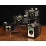 Four Vintage Coronet Cameras from the 1950's; The 'Consul; Box Camera Circa 1950-56.