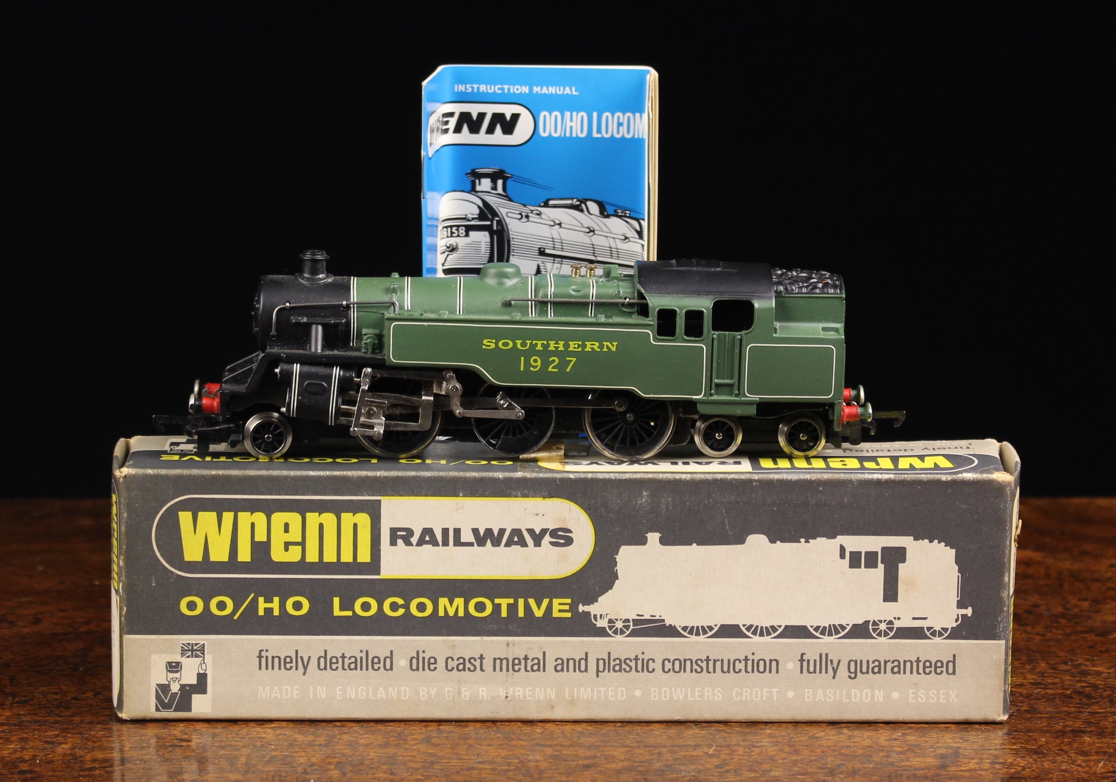 A Wrenn Southern Lined Green 1927 Standard Tank 2-6-4 00 Gauge Locomotive model W2245. - Image 2 of 3