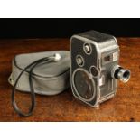 A Vintage Swiss Paillard-Bolex C8 8 mm Cine Camera Circa 1958 with Yvar 12.5 mm f 2.