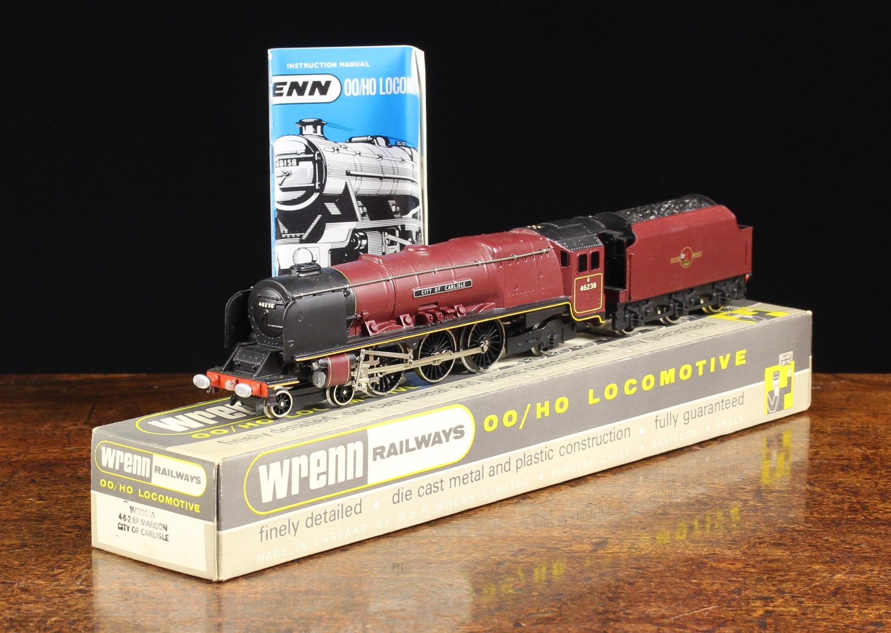 A Wrenn "City of Carlisle 46238" Duchess Class 8P 4-6-2 BR Maroon Locomotive W2226A,