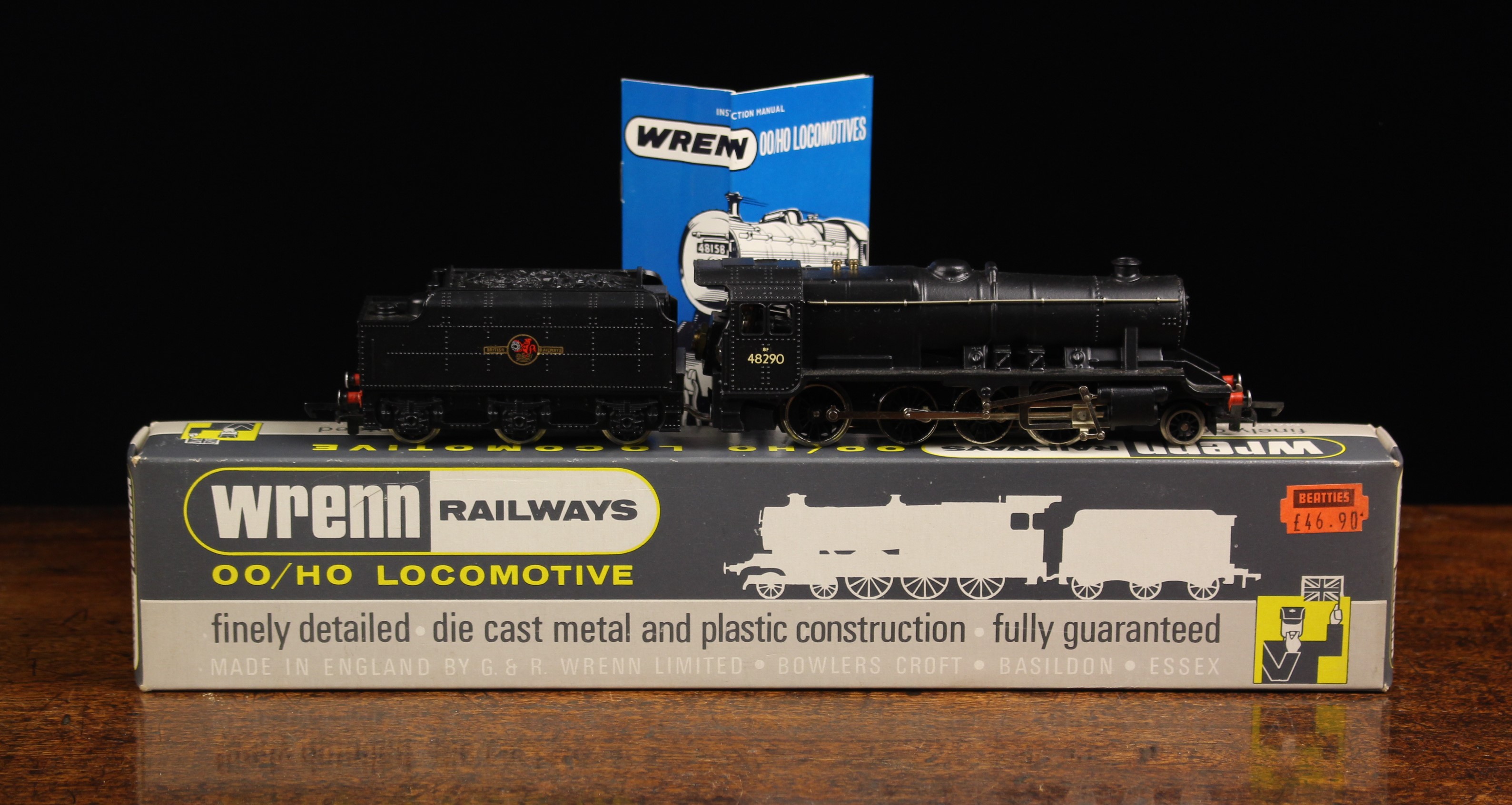 A Wrenn W2224A BR WARTIME BLACK 48290 Class 8F 2-8-0 Freight Locomotive, - Image 3 of 4