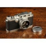 A Leica 111f 35 mm Camera No 59334, Circa 1951/2 with a Summitar 50 mm f 2 lens No.